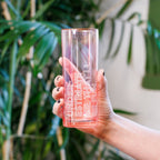 Underestimate Me, That'll Be Fun Collins Glass in Pink