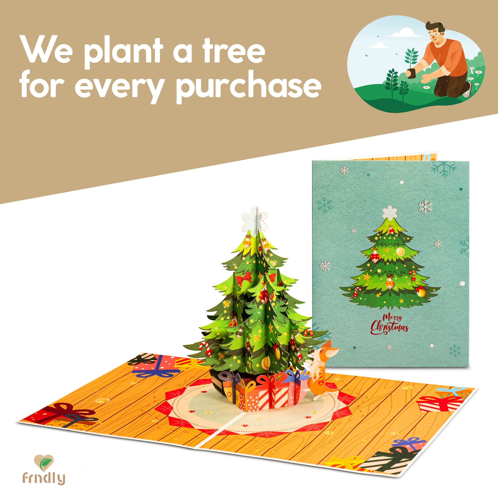 Christmas Tree Pop Up Card