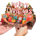 Jolly Merry Christmas Pop Up Card by Paper Love
