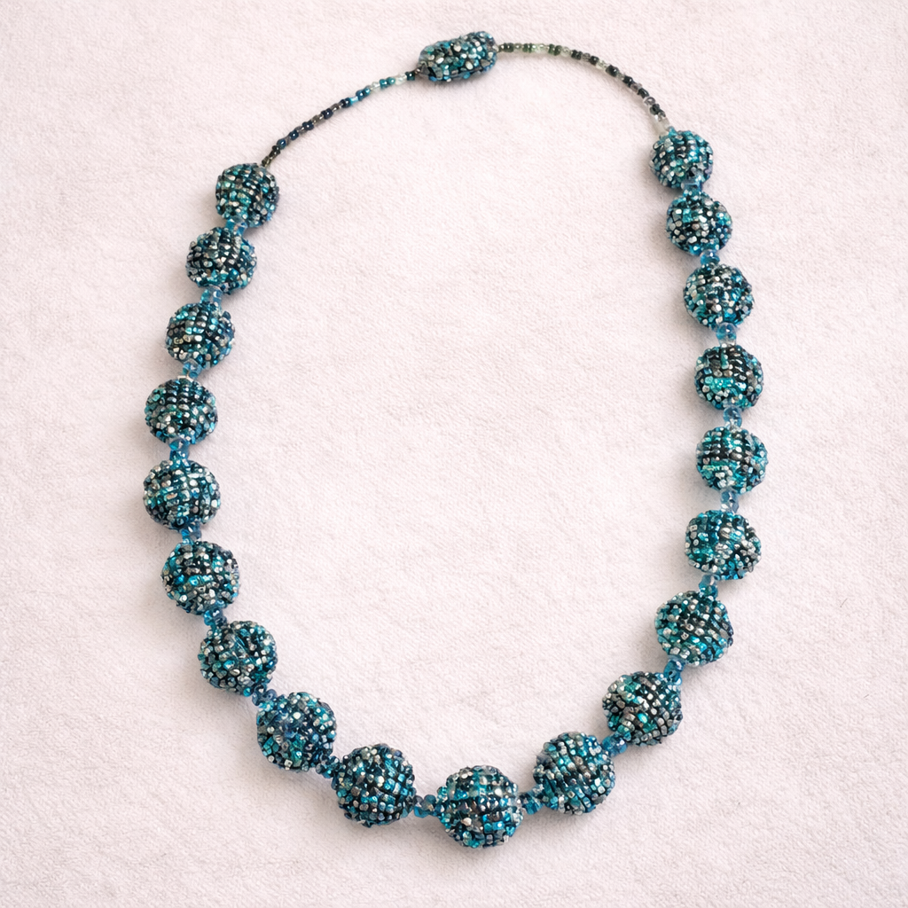 Shiva Magnetic Seed Bead Necklace - Guatemala