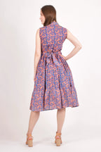 Irina Embroidered Tiered Midi Dress by Raas