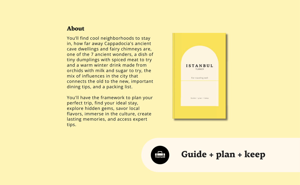Turkey Trip Planner, Istanbul & Beyond