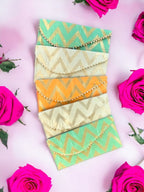 Fabric Shagan Lifafa, Set of 5