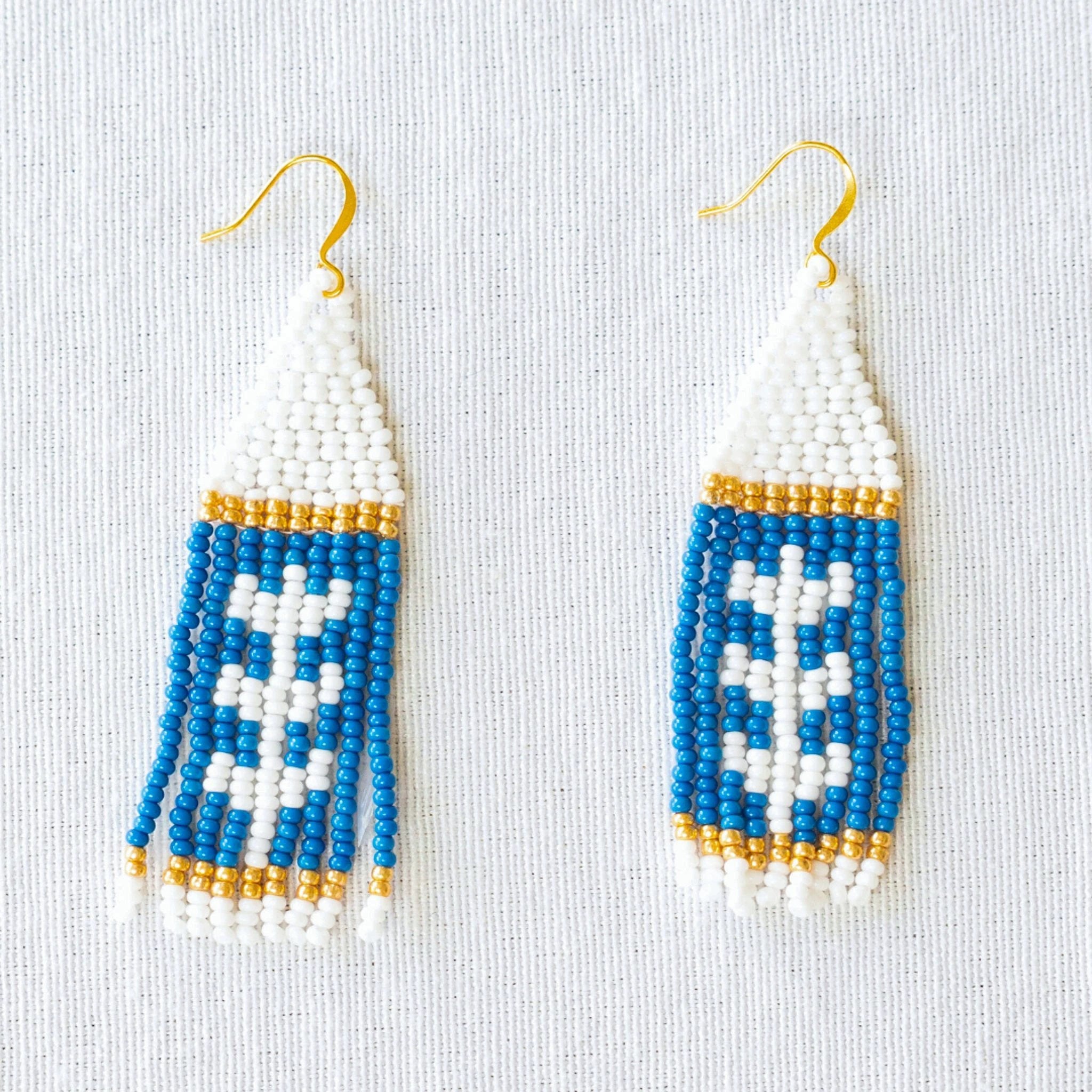 Katy Seed Bead Earrings by Upavim Crafts