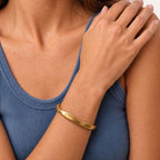 Judi Wavy Cuff Bracelet for Women