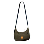 Crossbody Crescent Bag - Canvas Shoulder Bag for Women