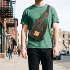 Small Canvas Sling Bag for Women & Men - Buru