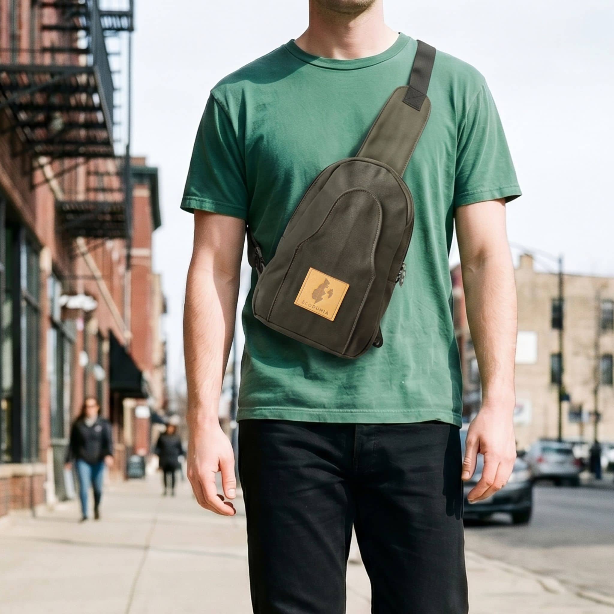 Small Canvas Sling Bag for Women & Men - Buru