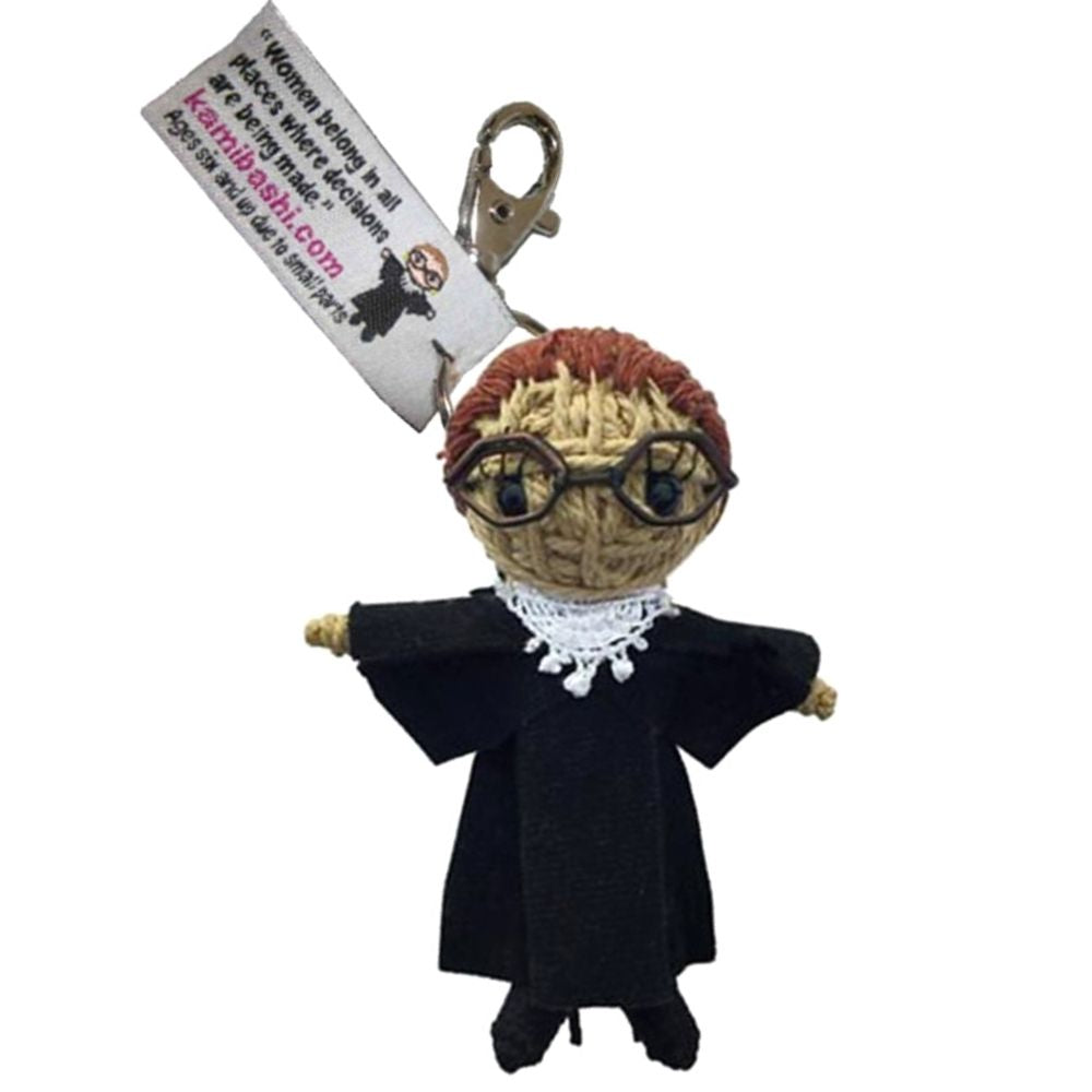 Kamibashi String Doll Keychain - Ruth Bader Ginsberg