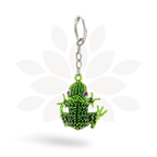 Frog Seed Bead Keychain - Mexico