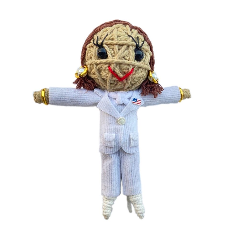 Kamibashi String Doll Keychain - Kamala Harris
