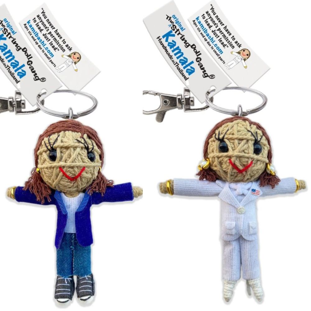 Kamibashi String Doll Keychain - Kamala Harris