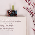 Batik Bookmark, Cotton Textile, Cloth Book Mark