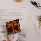 Batik Textile Cloth Corner Bookmark, Book Mark