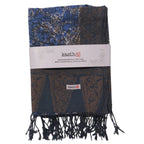 Handmade Batik Scarf - 100% Soft Cotton - Butterfly Brown by Kasih Co-op