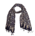 Handmade Batik Scarf - Cotton - Foliage by Kasih Co-op