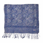 Handmade Batik Scarf - Cotton Fabric - Stone by Kasih Co-op