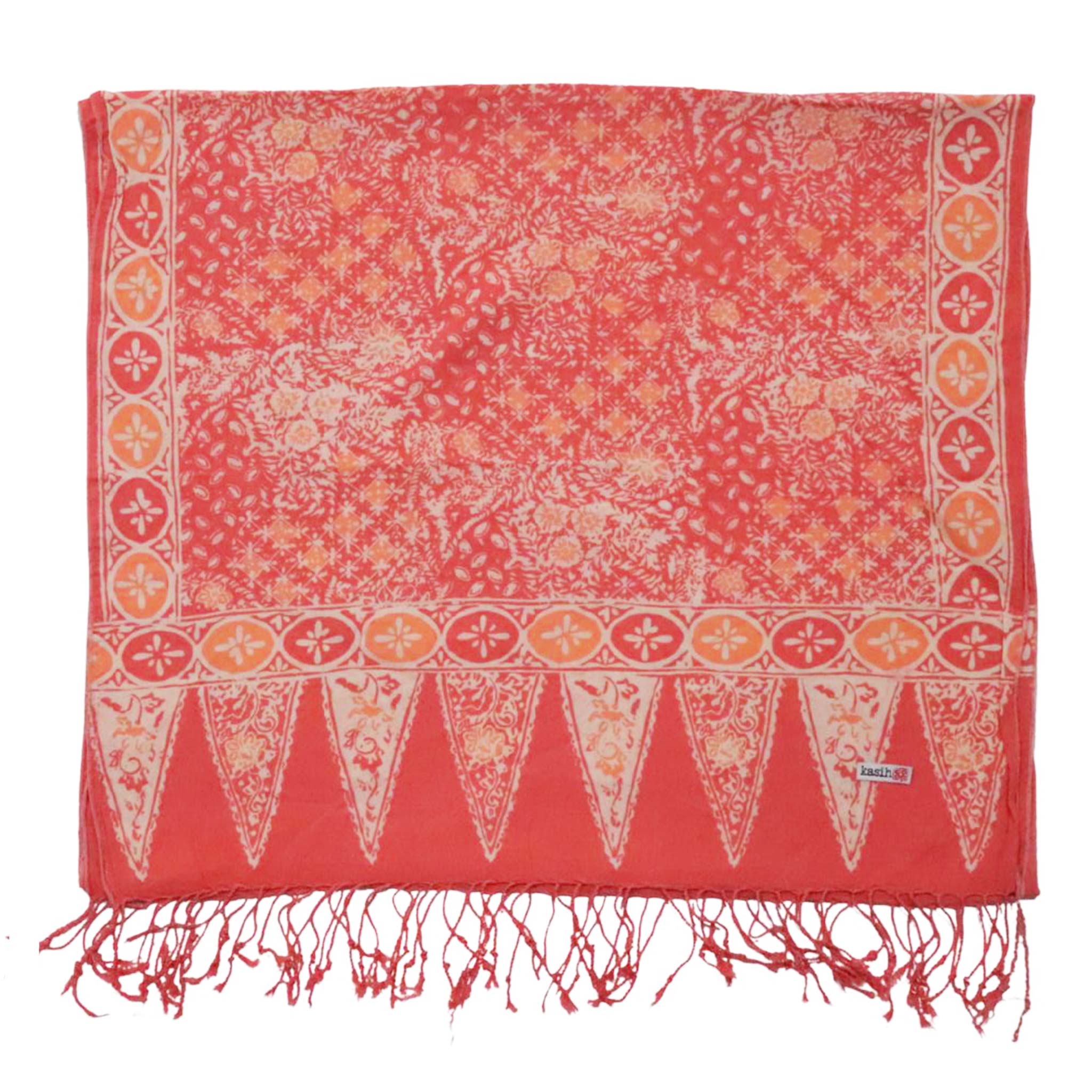 Handmade Batik Scarf - Cotton - Wildflower