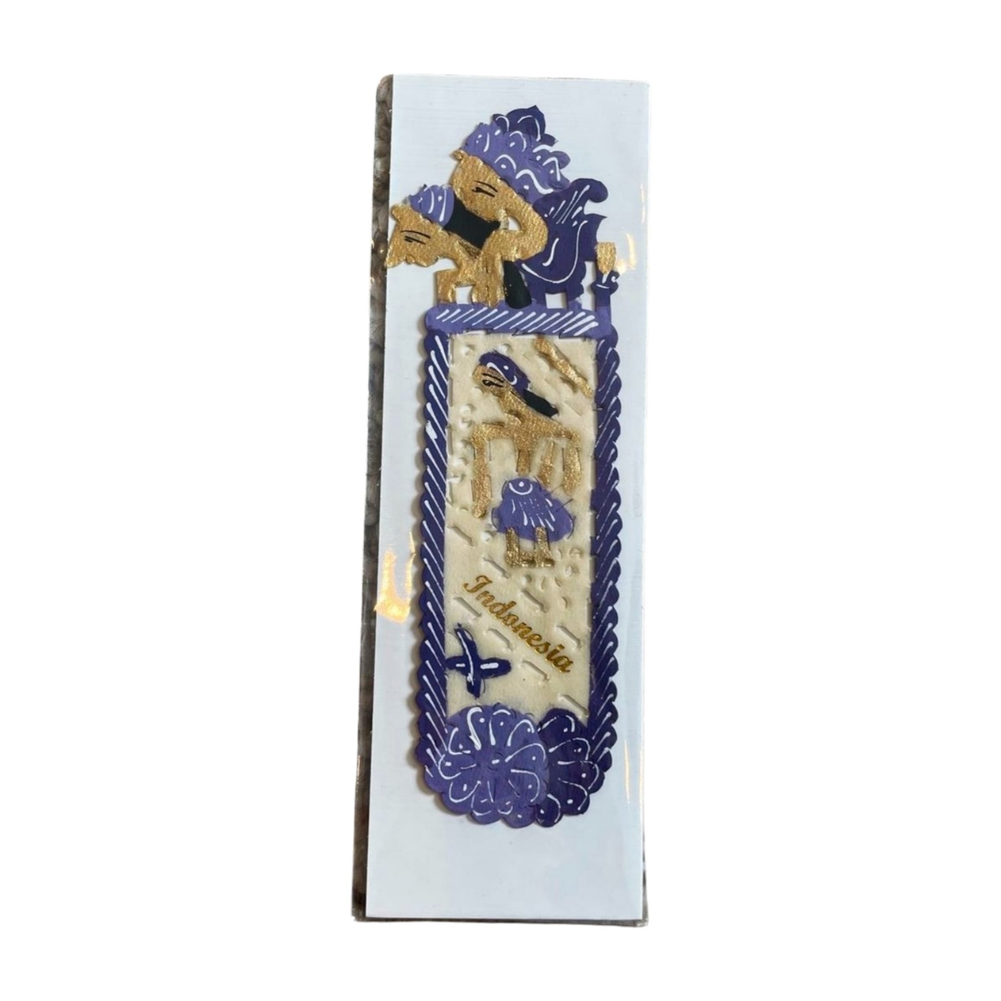 Leather Shadow Puppet Indonesian Wayang Bookmark