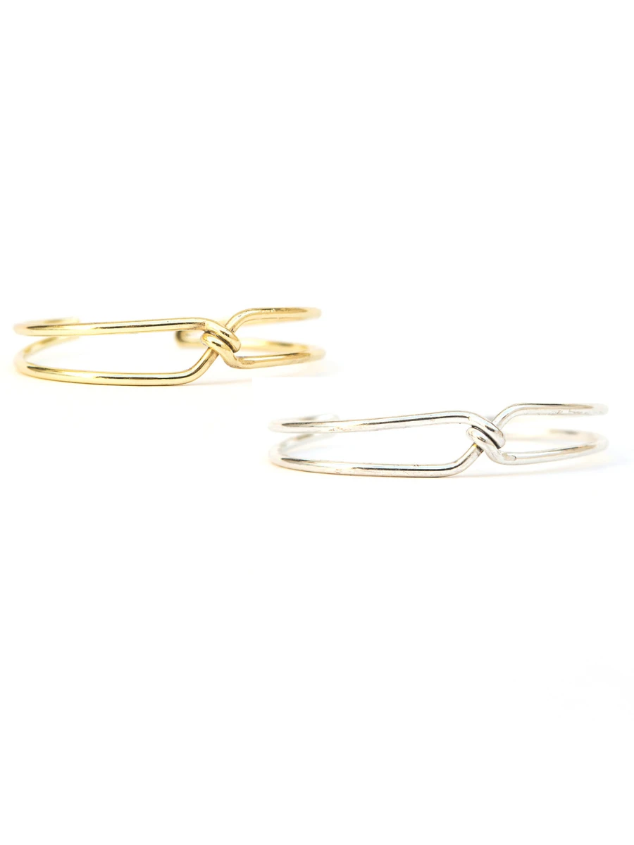 Knotted Cuff by Fair Anita