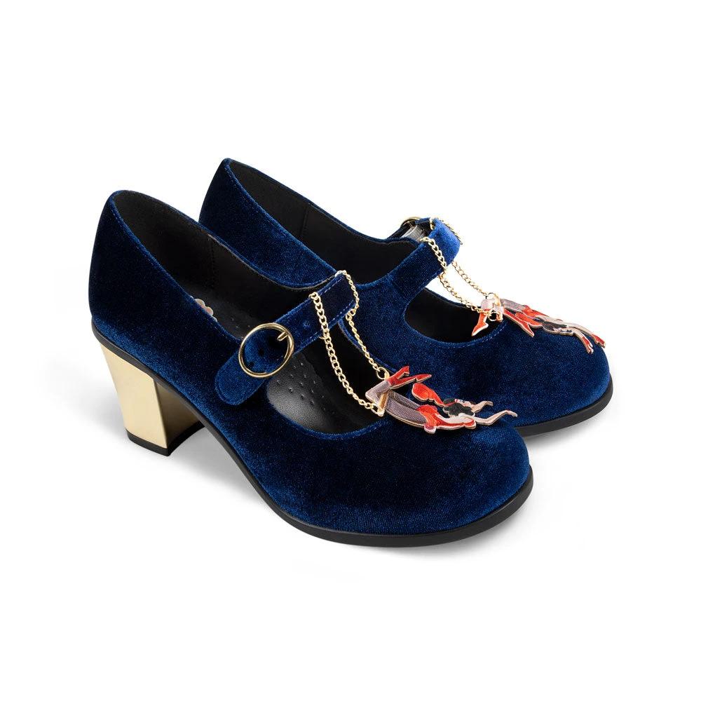 Chocolaticas® Mid Heels Les Dames Du Cirque Women's Mary Jane Pump by Hot Chocolate Design