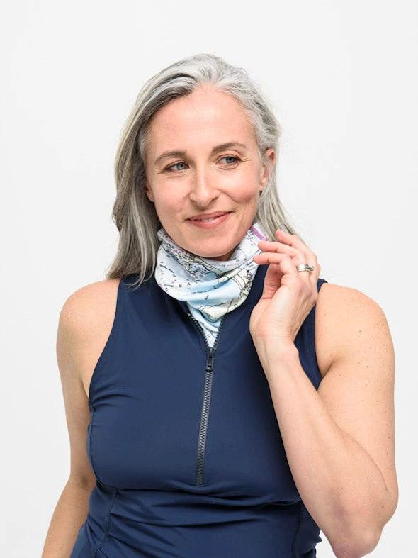 Nautical Chart Solar Gaiter by Line In The Sand Swim