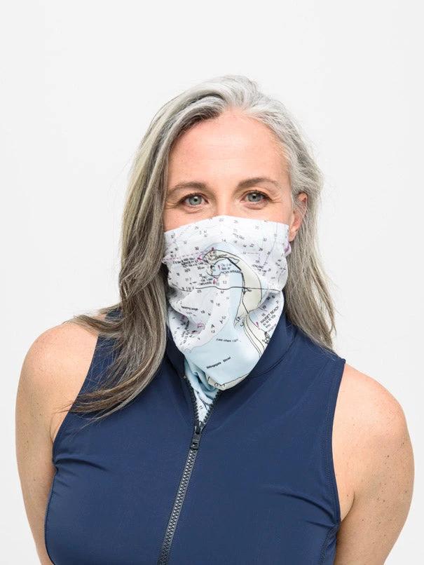 Nautical Chart Solar Gaiter by Line In The Sand Swim