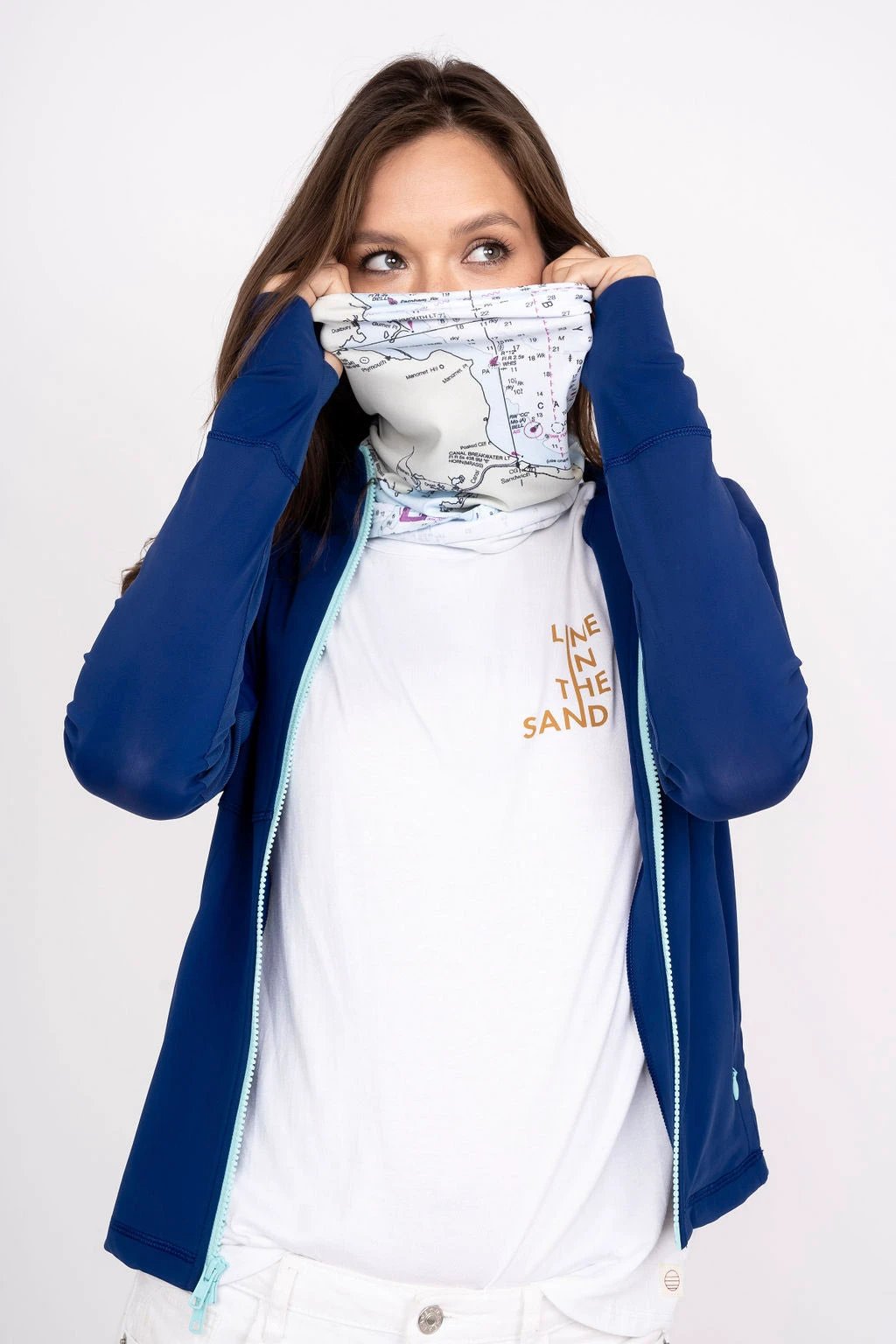 Nautical Chart Solar Gaiter by Line In The Sand Swim