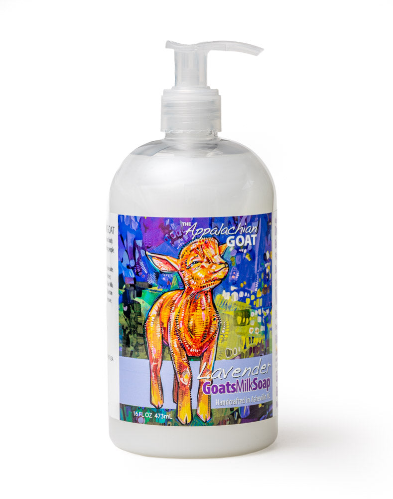 LIQUID SOAP - LAVENDER GOATS MILK 16 oz.