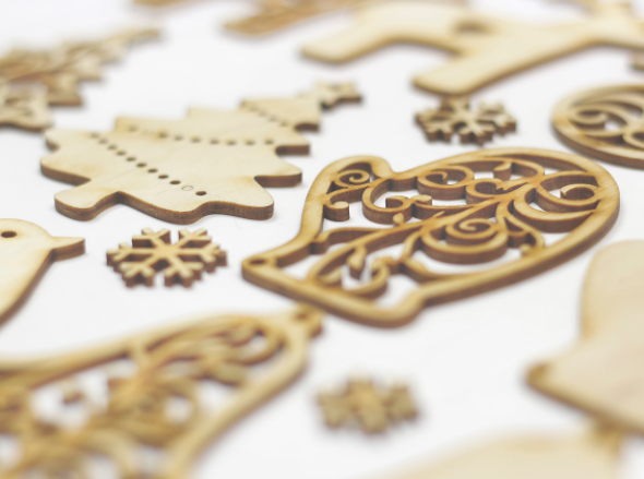 Wooden Christmas Ornaments to Paint