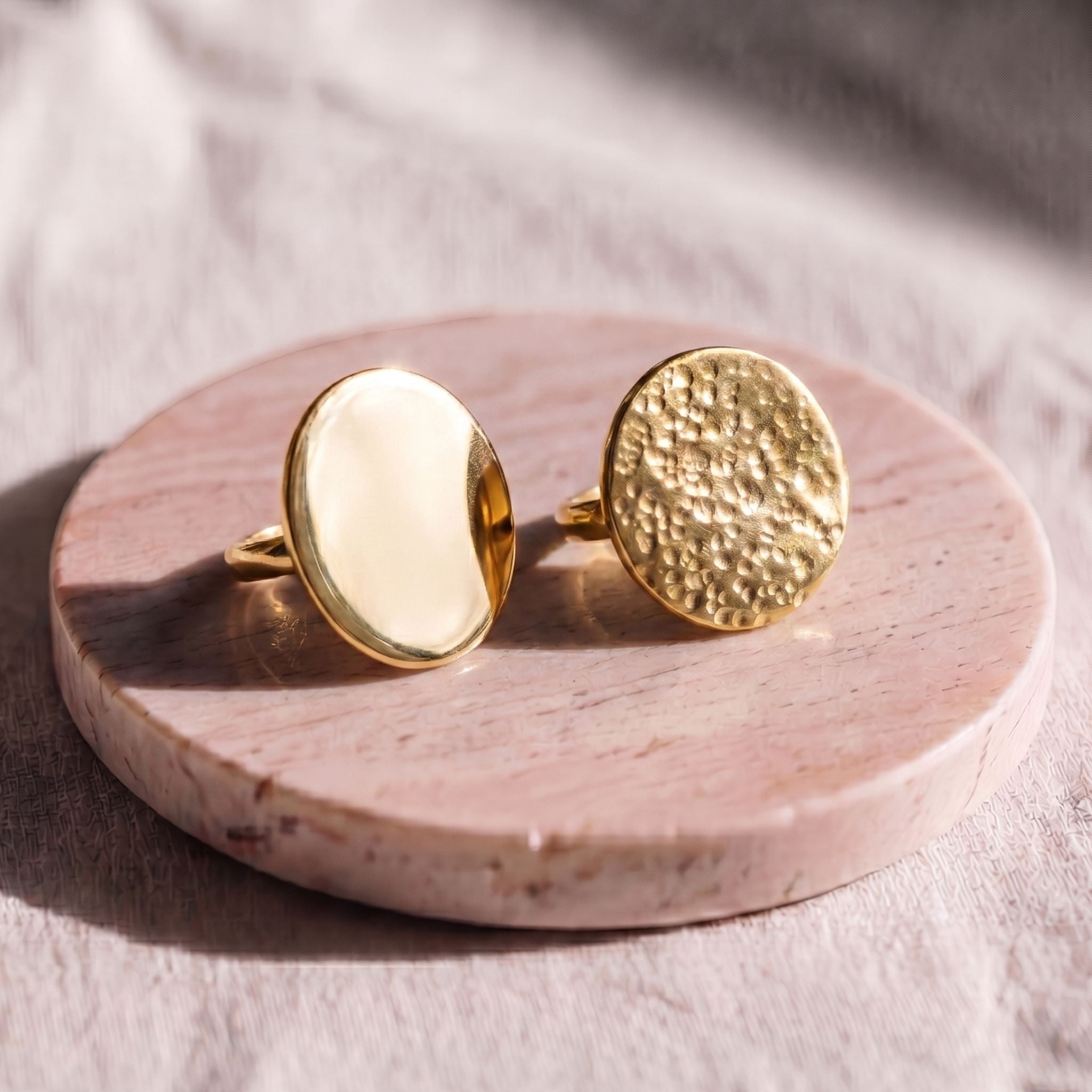 Mwanzo Circular Large Disc Ring for Women