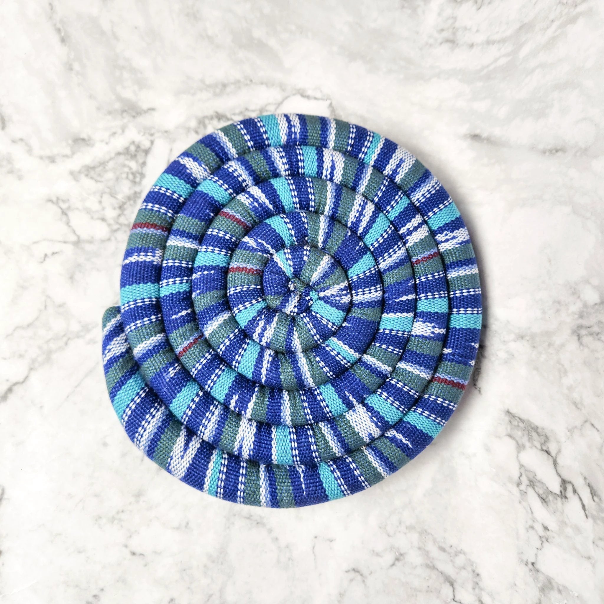 Large Spiral Spiced Trivet by Upavim Crafts