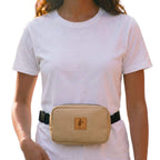 Vegan Leather Belt Bag for Men & Women, Crossbody Fanny Pack