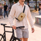 Vegan Leather Belt Bag for Men & Women, Crossbody Fanny Pack