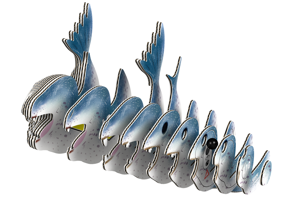 Leopard Seal 3D Puzzle for Kids | Antarctic STEM Craft Activity