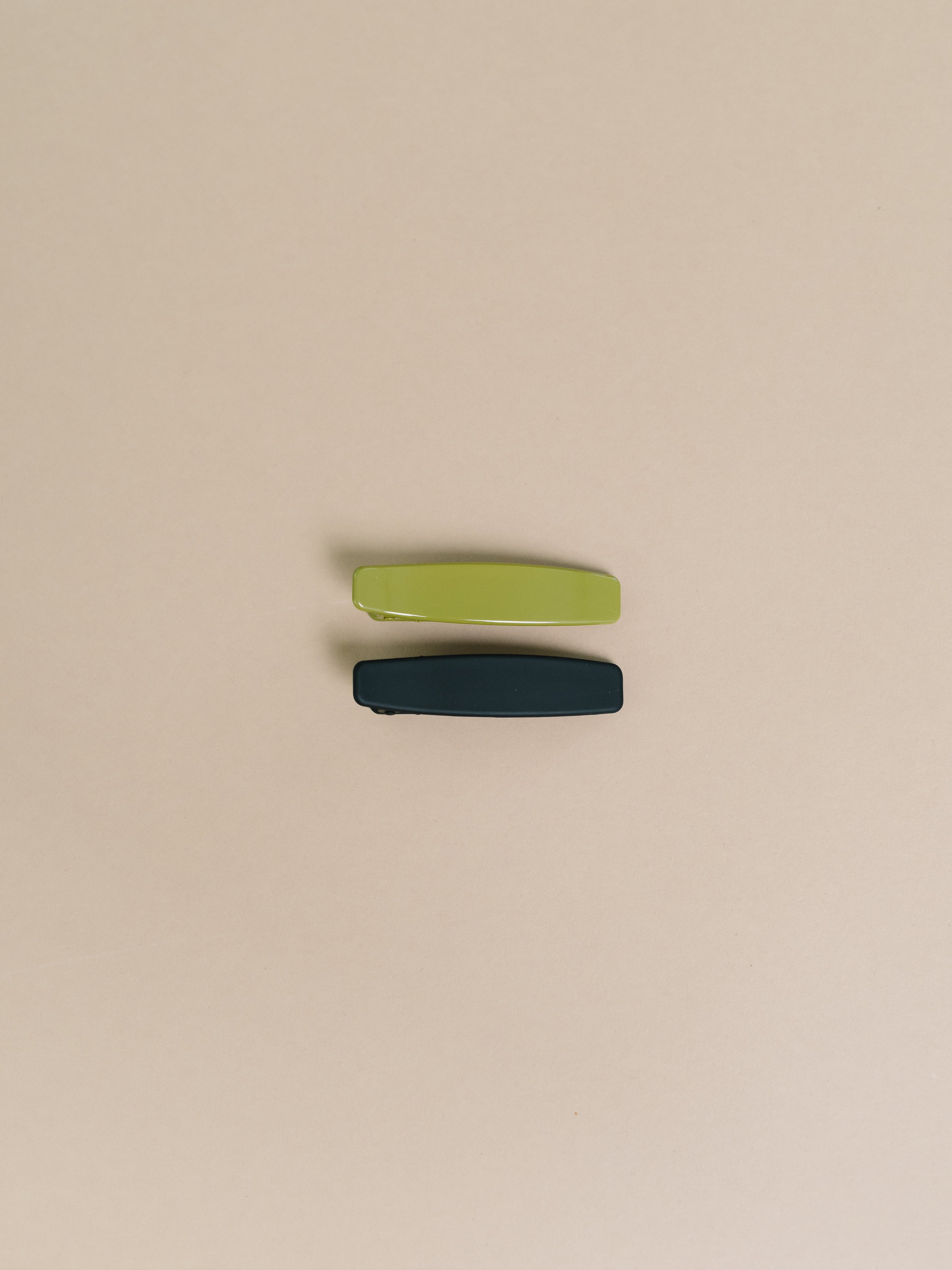 Lani Clips - Black + Olive