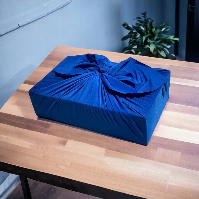 Extra Large Reusable Cloth Furoshiki Gift Wrap | Deep Blue