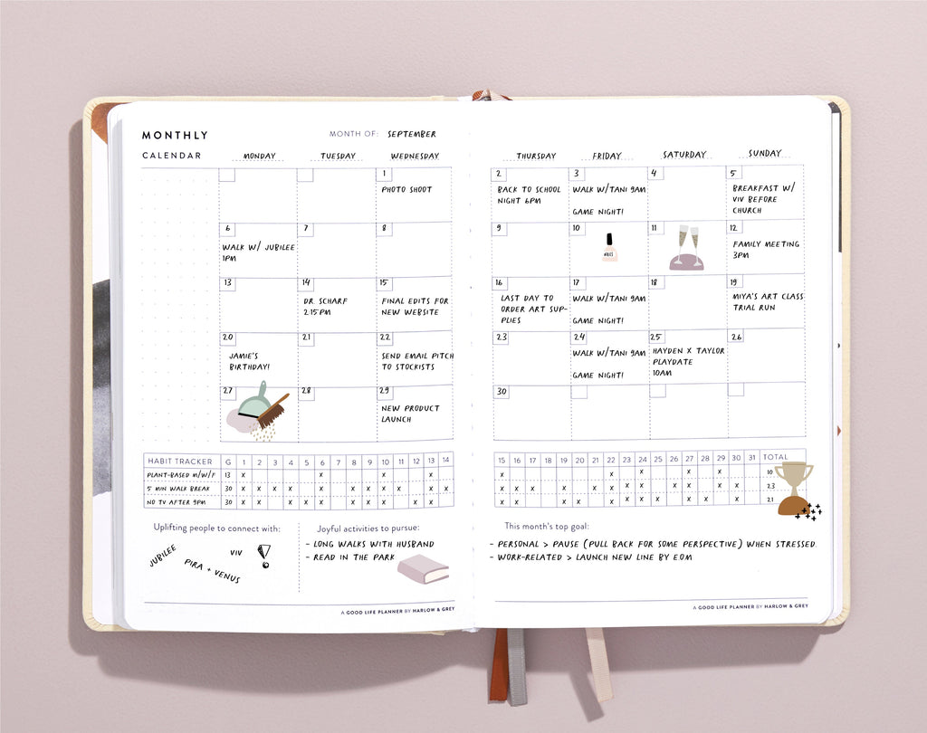 A Good Life Planner (3-months Undated Planner)