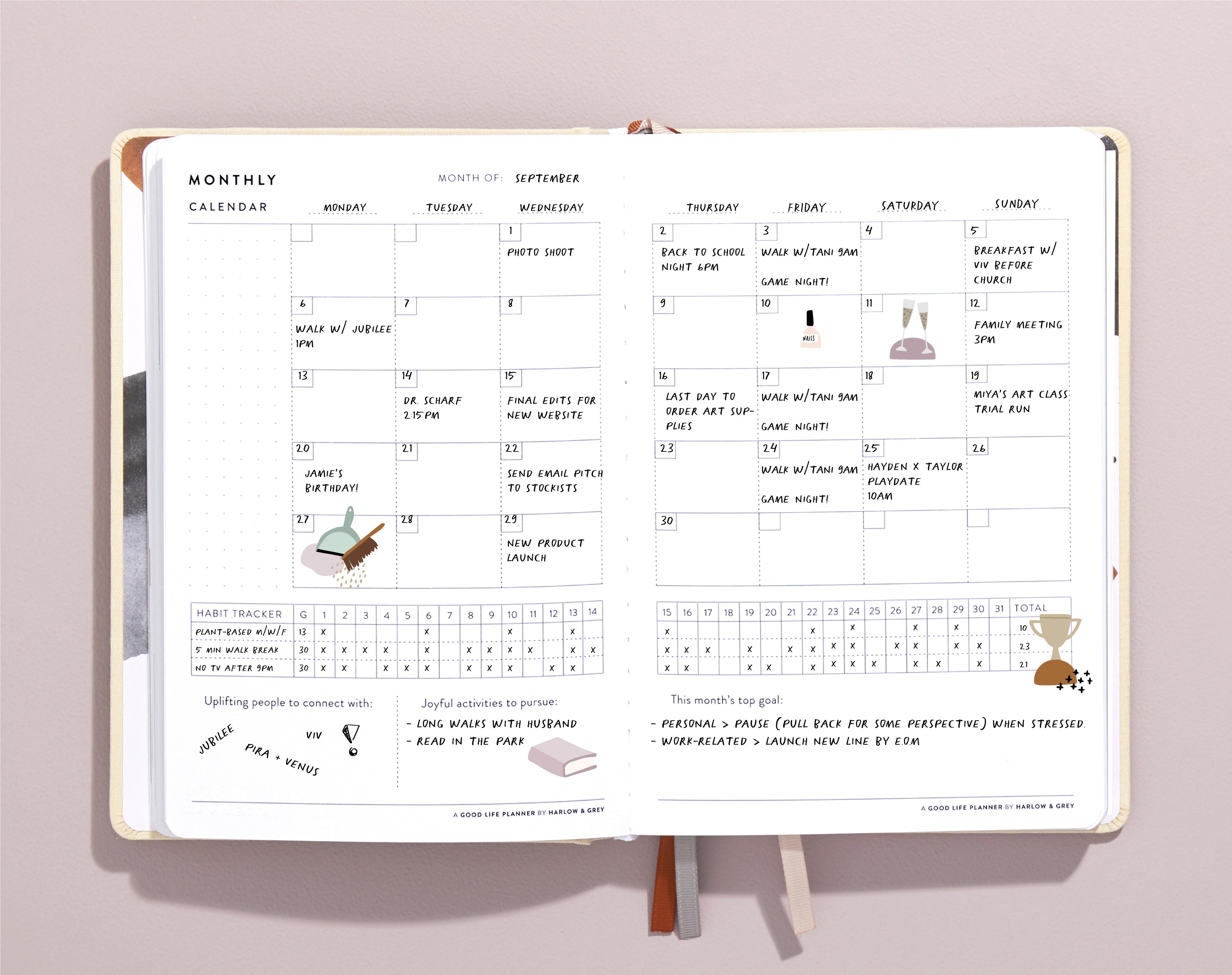 A Good Life Planner (3-months Undated Planner)