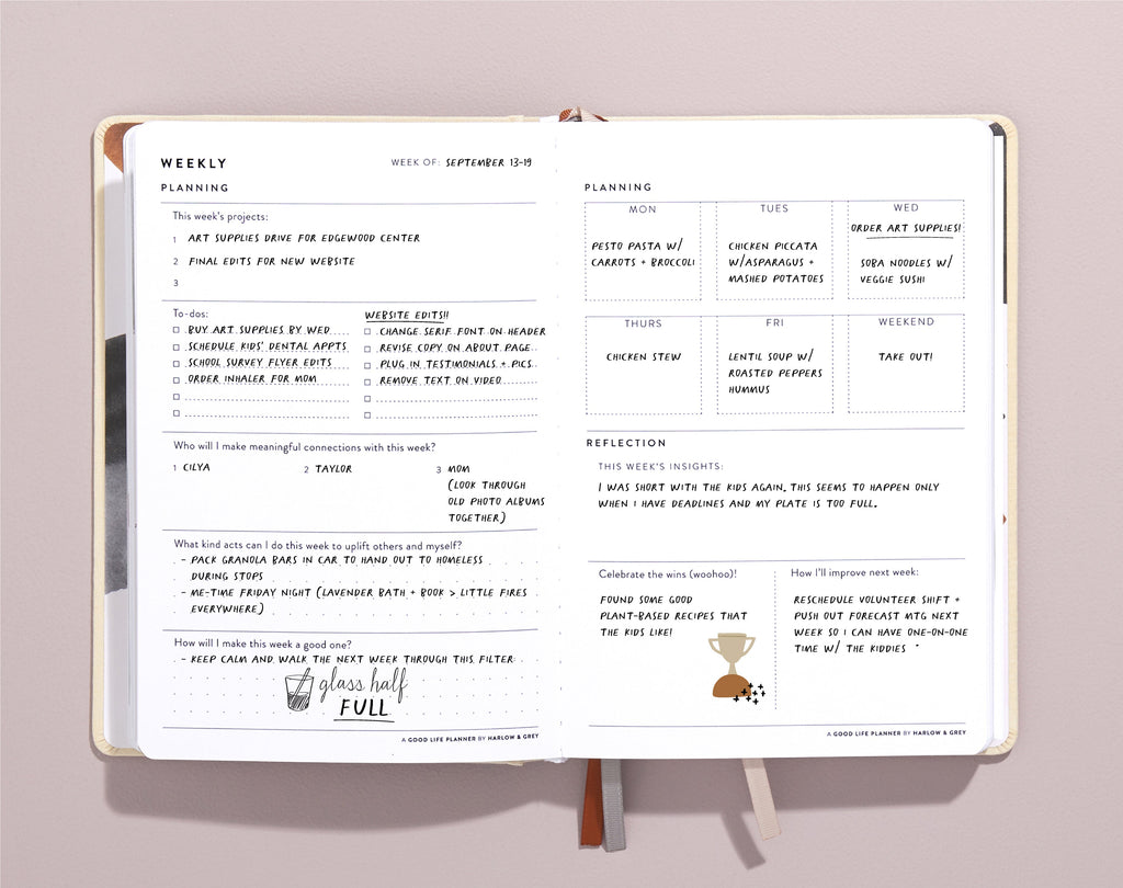 A Good Life Planner (3-months Undated Planner)