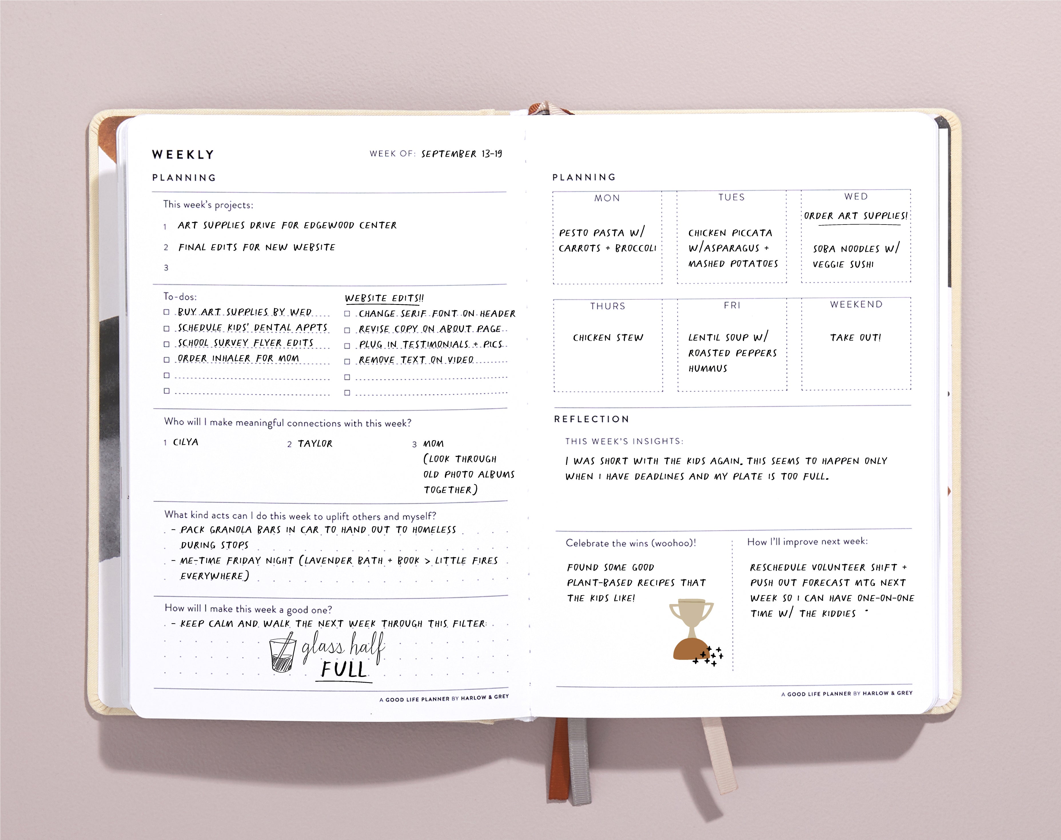 A Good Life Planner (3-months Undated Planner)