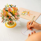 Daisy Delight Oversized Pop Up Card with Keepsake by Paper Love