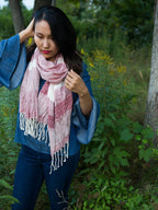 Tuyen Patterned Scarf - Pink by Fair Anita
