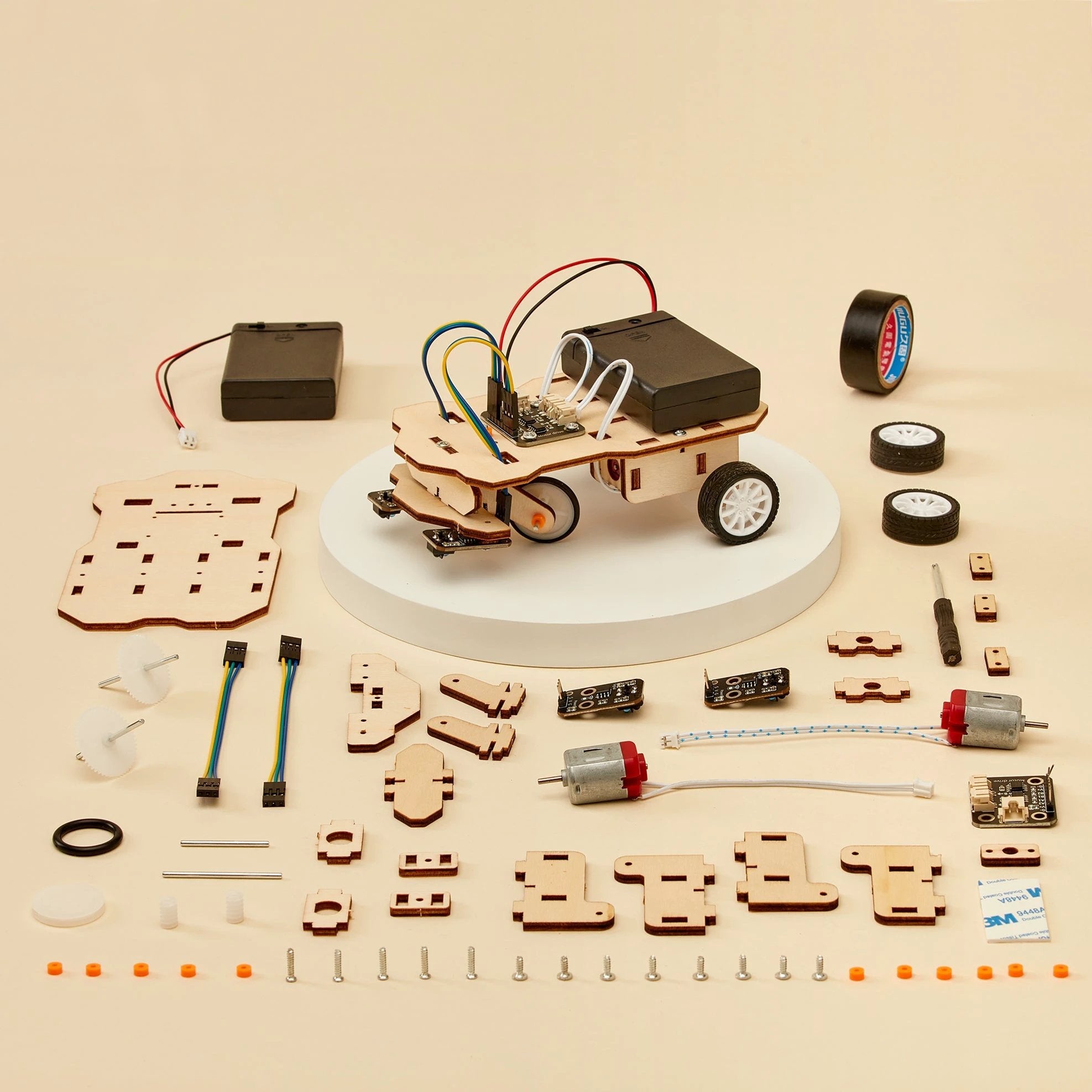 Line Follower Robot DIY Kit, Educational STEM Toy by Kitsville