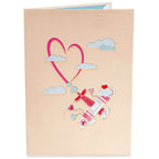 I Love You Biplane Pop Up Card - 5" x 7" by Paper Love