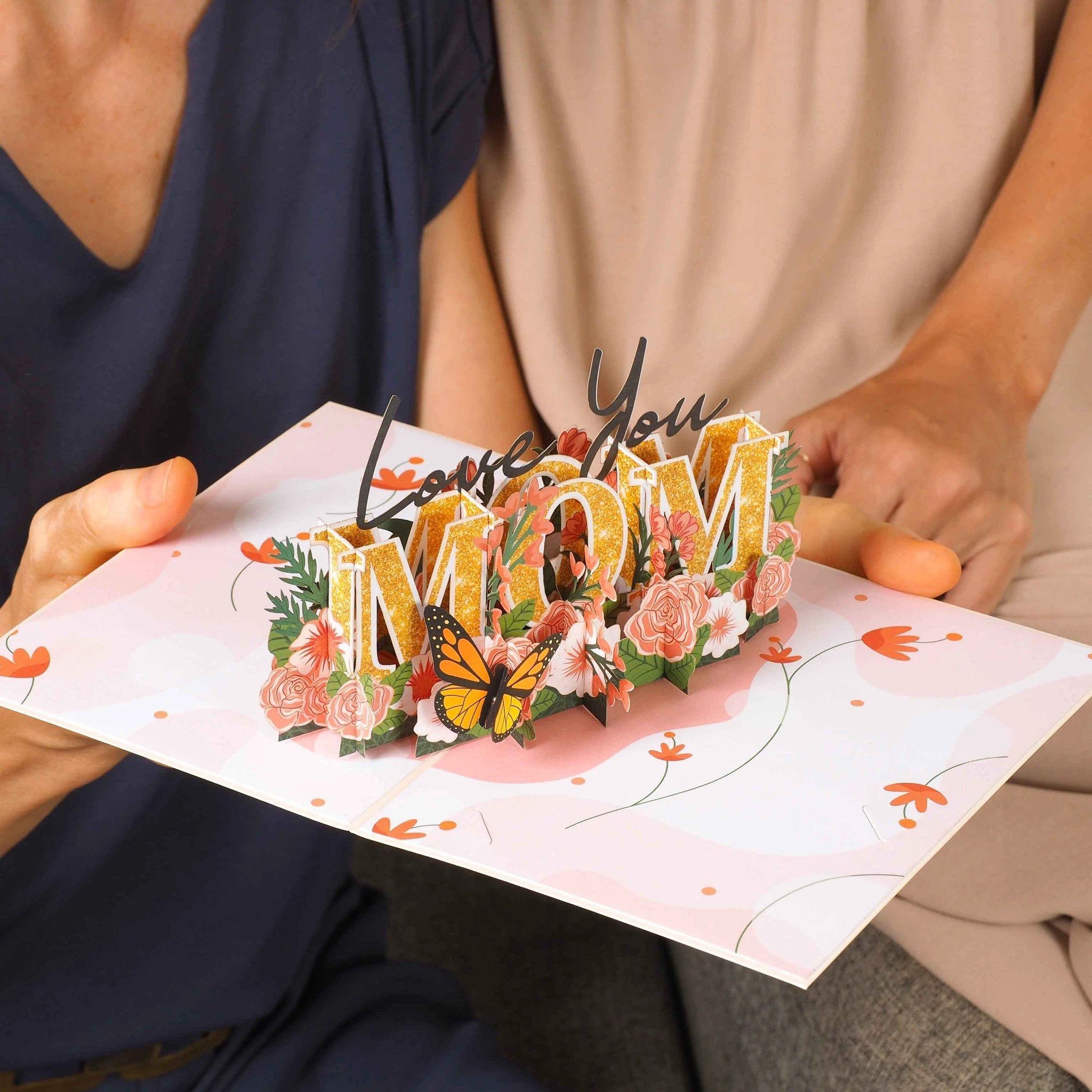 Love You Mom Pop Up Card by Paper Love