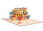 Love You Pop Up Card by Paper Love