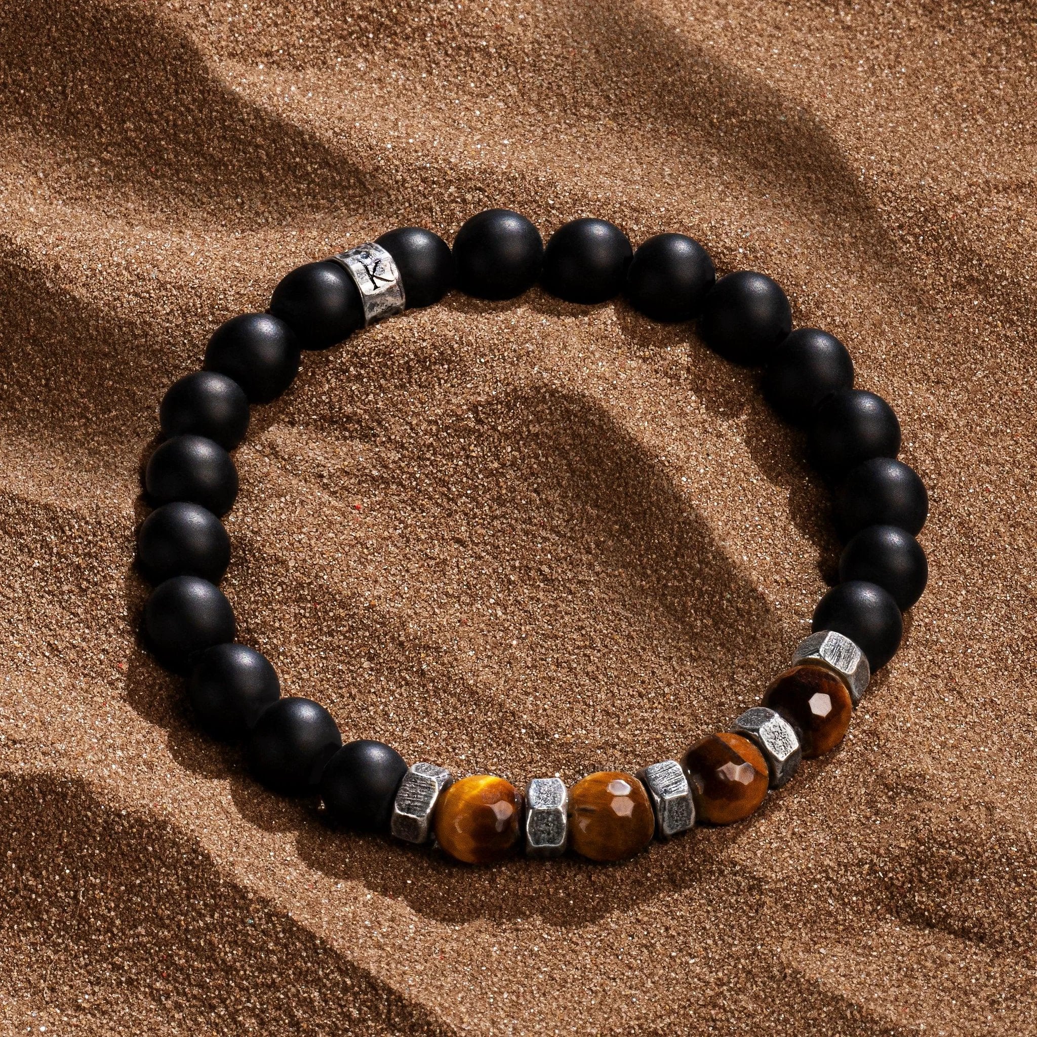 Bestowed Strength - Matte Onyx Bracelet by Karma and Luck