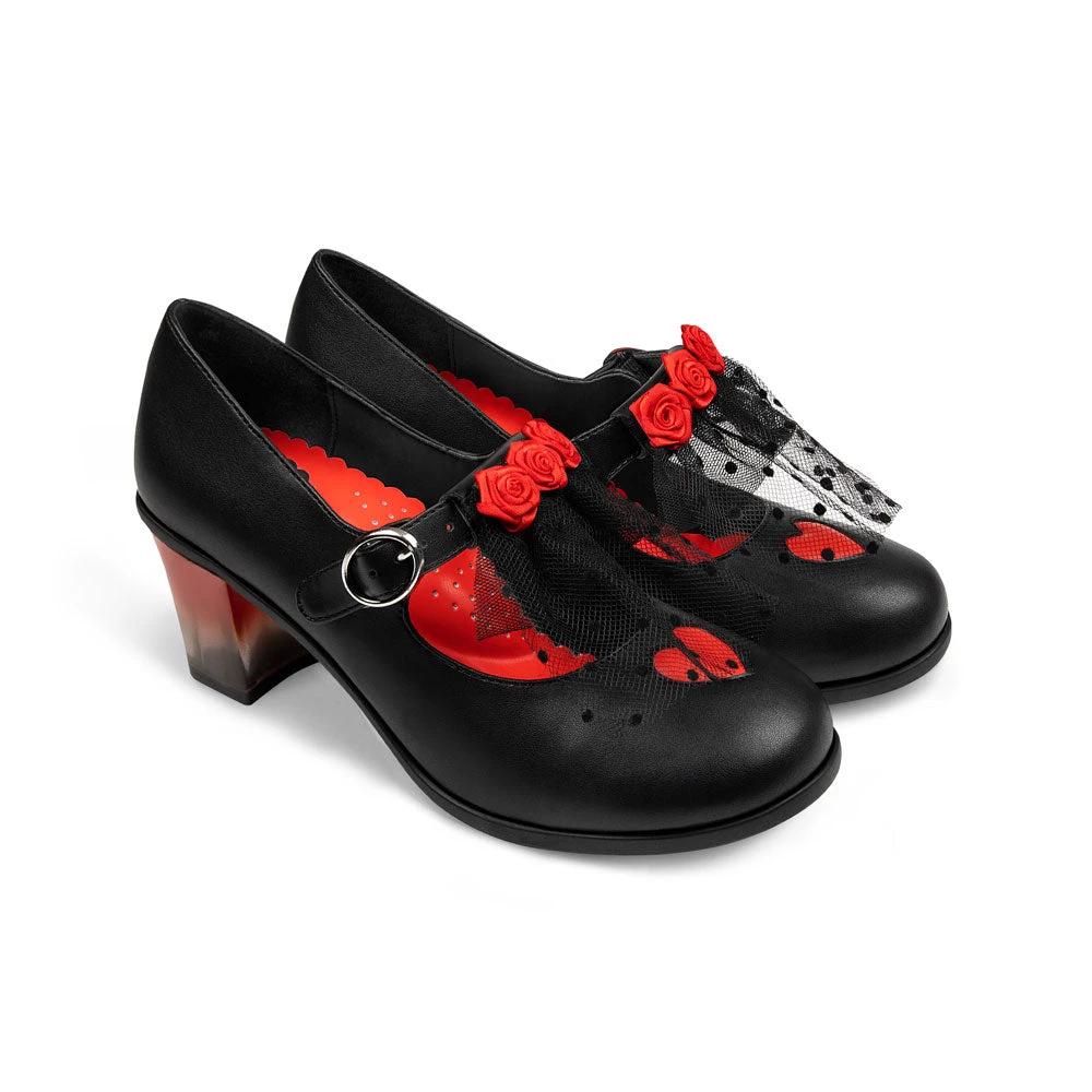 Chocolaticas® Mid Heels Melancholy Women's Mary Jane Pump by Hot Chocolate Design