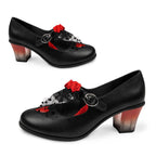 Chocolaticas® Mid Heels Melancholy Women's Mary Jane Pump by Hot Chocolate Design